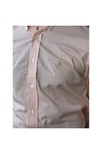 Camisa Austin Western Laranja/Branco 13627-52