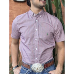 Camisa Austin Western Vermelho/Azul/Branco 13476-78