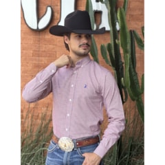 Camisa Austin Western Vermelho/Branco 13627-54
