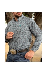 Camisa Cinch Importada Floral MTW1105036-GRY