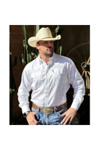 Camisa Cinch Importada MTW1681002-WHT