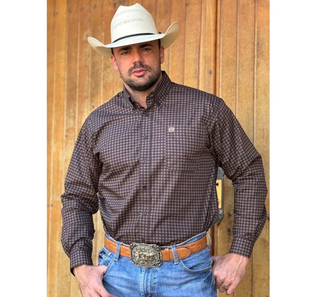 Camisa Cinch MTW1105655-BRN