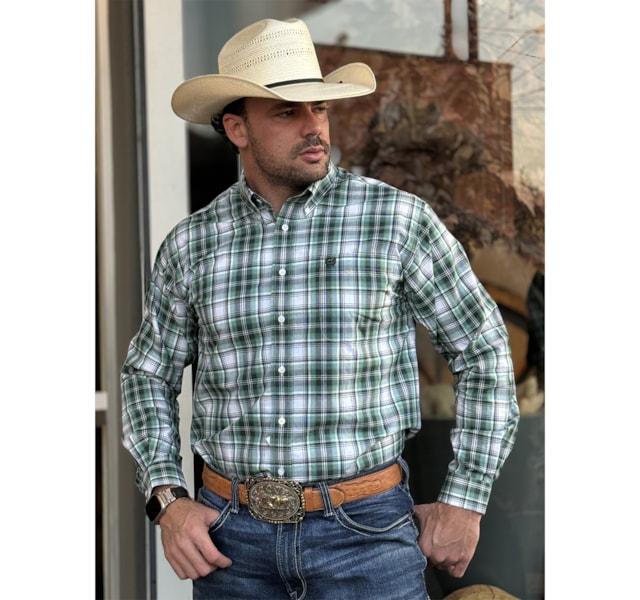 Camisa Cinch MTW1105705-WHT