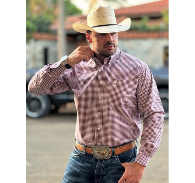 Camisa Cinch MTW1105712-BUR