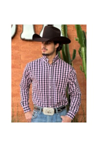 Camisa Classic CMLLO-CL-XDF-02 Preto/Rosa