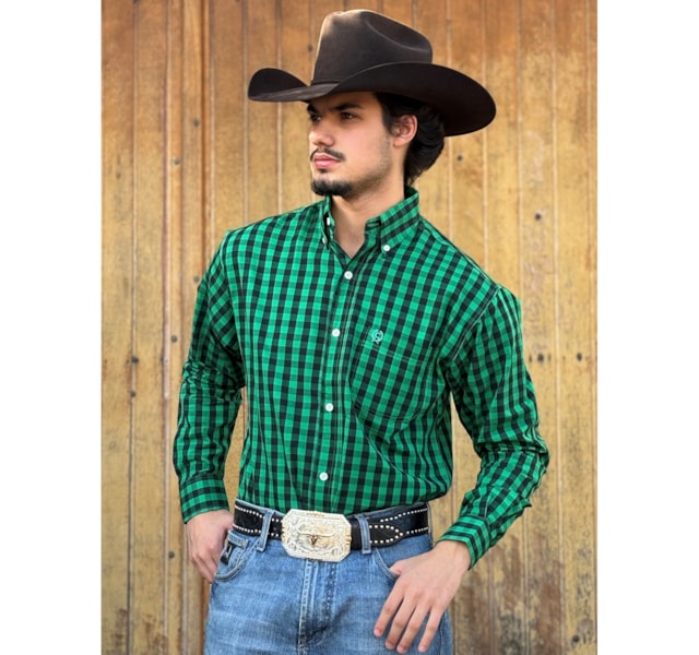 Camisa Classic CMLLO-CL-XDF-06 Verde/Preto