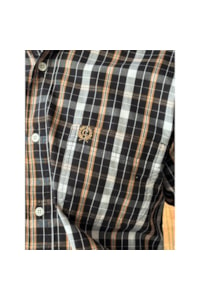 Camisa Classic CMLLO-CL-XDF-16 Preto/Branco/Caramelo