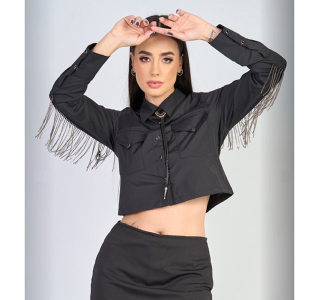 Camisa Cropped Miss Country 3087