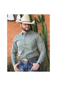 Camisa Kimes Ranch LINVILLE LONG SLEEVE Oliva