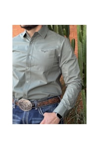 Camisa Kimes Ranch LINVILLE LONG SLEEVE Oliva