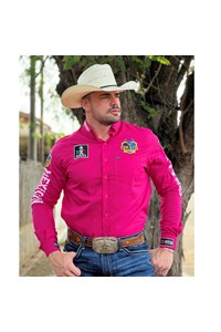 Camisa Mexican Shirts 0066B Pink