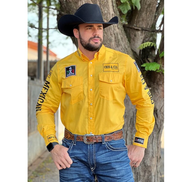 Camisa Mexican Shirts Amarelo 0065-MX