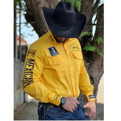 Camisa Mexican Shirts Amarelo 0065-MX