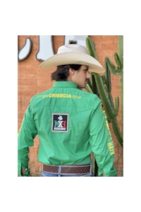 Camisa Mexican Shirts Verde Bandeira 0066B