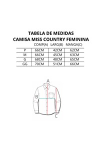 Camisa Miss Country 2010