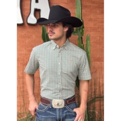 Camisa Moiadeiros CMC2417 Verde/Marrom/Bege