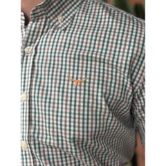 Camisa Moiadeiros CMC2417 Verde/Marrom/Bege