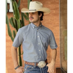 Camisa Moiadeiros Xadrez Azul/PretO/Cina CMC2460