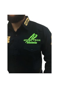 Camisa Radade Masculina Preto MLBD GREEN