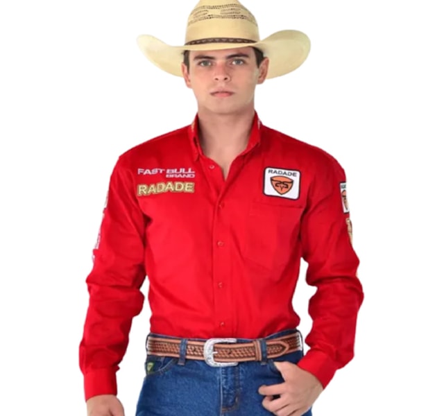 Camisa Radade ML BORD BRANDS Vermelho