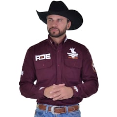 Camisa Radade ML RIDERS Vinho