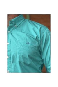 Camisa Resistol Verde/Azul R1S204-B02ITQ