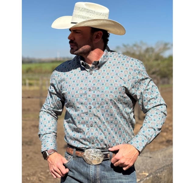 Camisa Rock & Roll Importada Modern Fit BMB4S04724