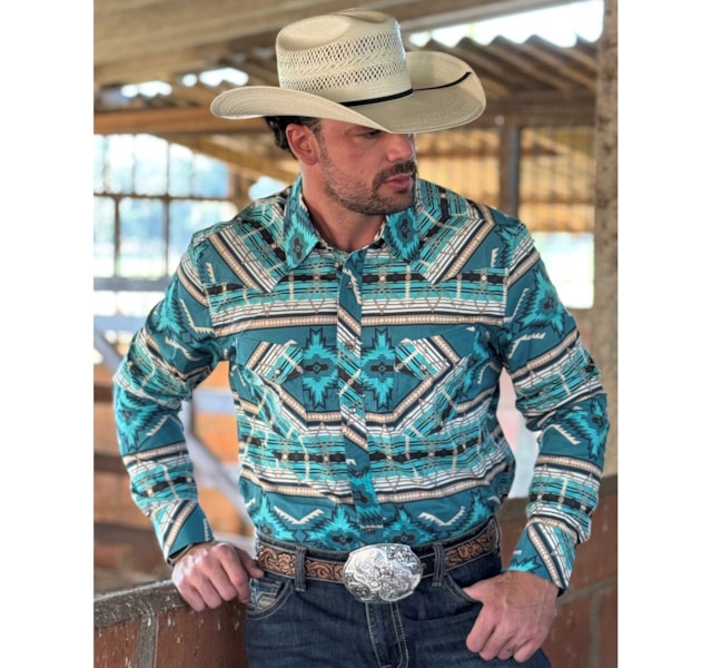 Camisa Rock & Roll Importada Modern Fit BMN2S02535