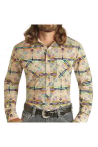 Camisa Rock & Roll Importada Modern Fit BMN2S03355