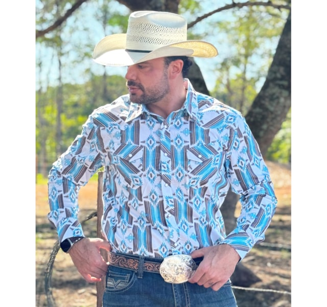 Camisa Rock & Roll Importada Modern Fit BMN2S03359