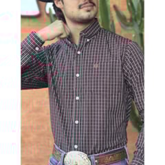 Camisa Tuff Preto/Vermelho/Branco SL-9977