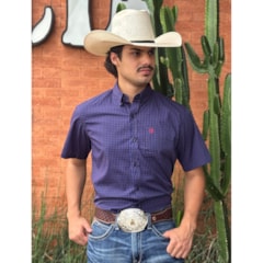 Camisa Tuff Xadrez Roxo/Azul Marinho/Vermelho SC-9956