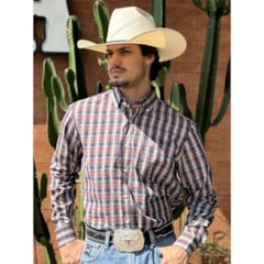 Camisa TXC 29106L Azul Marinho/Bege/Preto