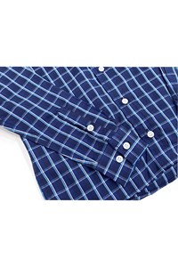 Camisa TXC Infantil 29060I Xadrez/Azul Marinho/Branco