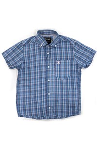 Camisa TXC Infantil 29063i Xadrez Azul/Branco/Rosa