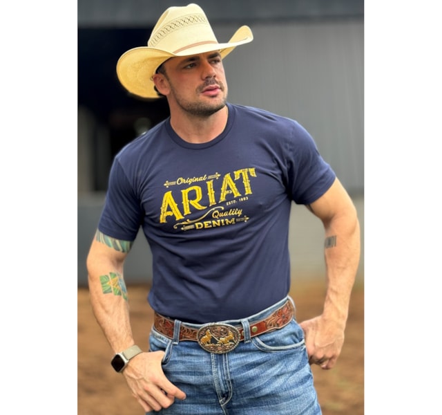 Camiseta Ariat  Azul Marinho 10047617