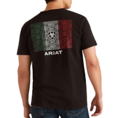 Camiseta Ariat Masc Preto 10047886