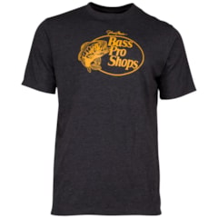 Camiseta Bass Pro Shops Importado BPS TRI BLEND LOGO Grafite Mescla