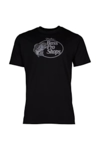 Camiseta Bass Pro Shops Importado BPS TRI BLEND LOGO Preto