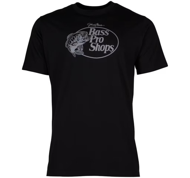 Camiseta Bass Pro Shops Importado BPS TRI BLEND LOGO Preto