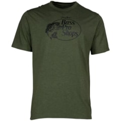 Camiseta Bass Pro Shops Importado BPS TRI BLEND LOGO Verde Oliva