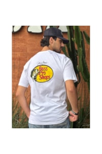 Camiseta Bass Pro Shops Importado BPS WOODCUT TEE Branco