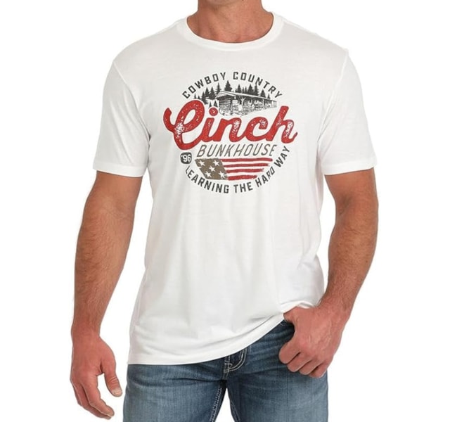 Camiseta Cinch MTT1690659- WHT