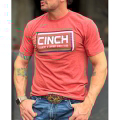 Camiseta Cinch Vermelho Mescla MTT1690592-RED