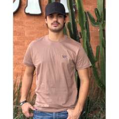Camiseta Dock's 0944-190 Marrom Claro