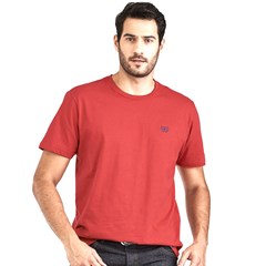 Camiseta Dock's Básica Vermelha 0944