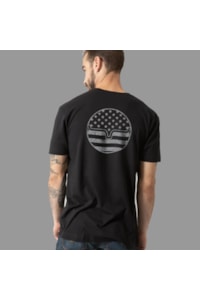 Camiseta Kimes Ranch AMERICAN BULLSEYE Preto