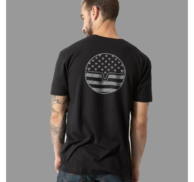 Camiseta Kimes Ranch AMERICAN BULLSEYE Preto