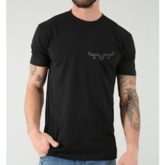 Camiseta Kimes Ranch AMERICAN BULLSEYE Preto