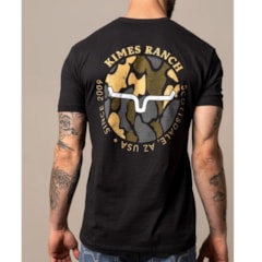 Camiseta Kimes Ranch CIRCULAR DUCK Preto